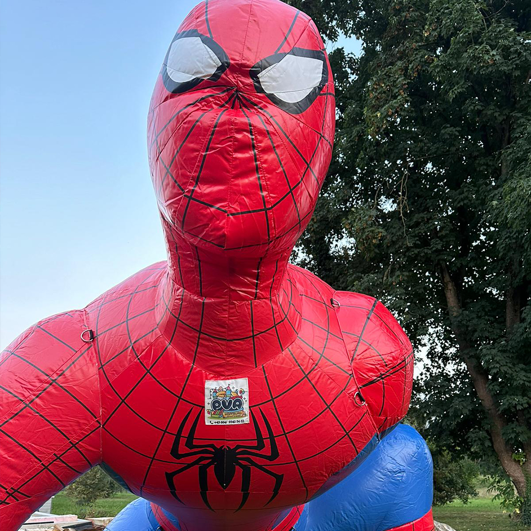Aufblasbare Spiderman Figur mieten