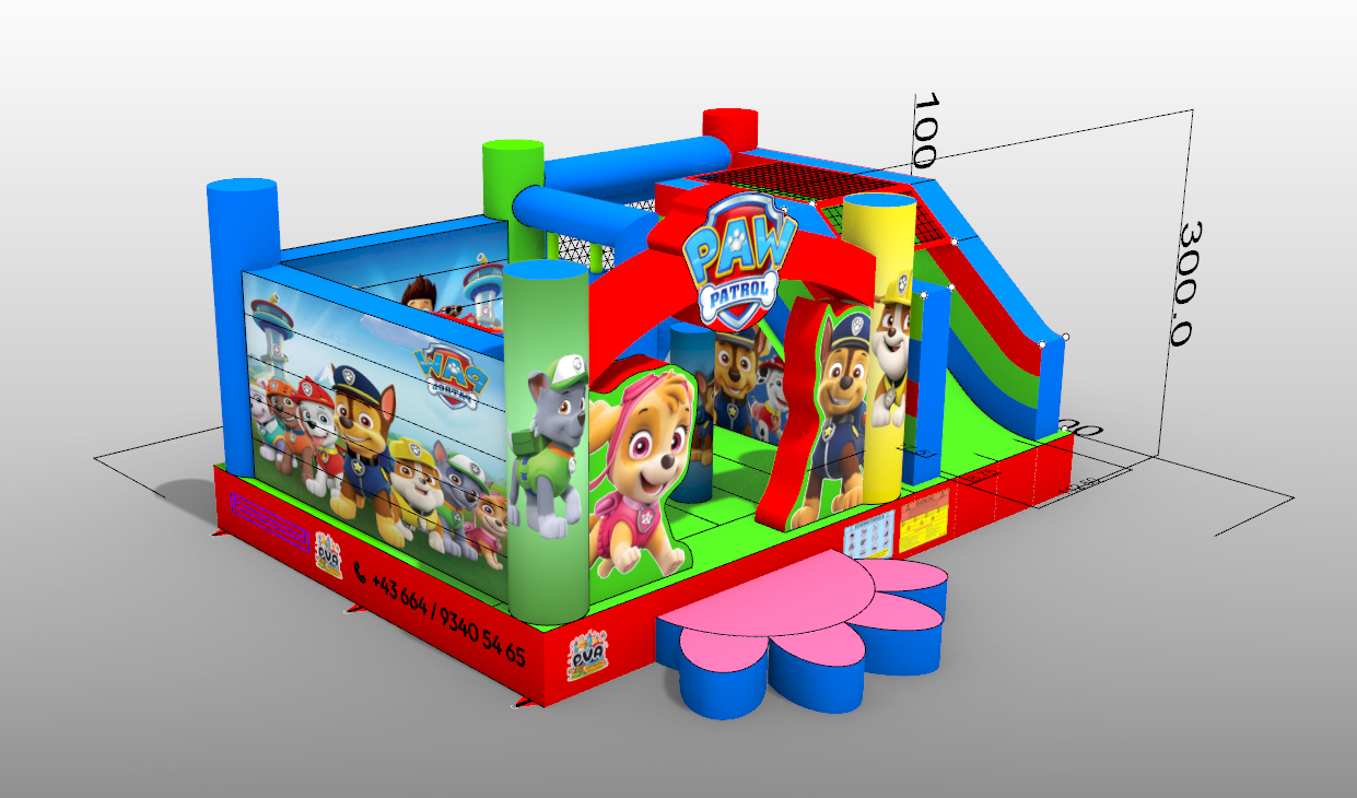 Paw Patrol Fun Arena Hüpfburg – Bild 8